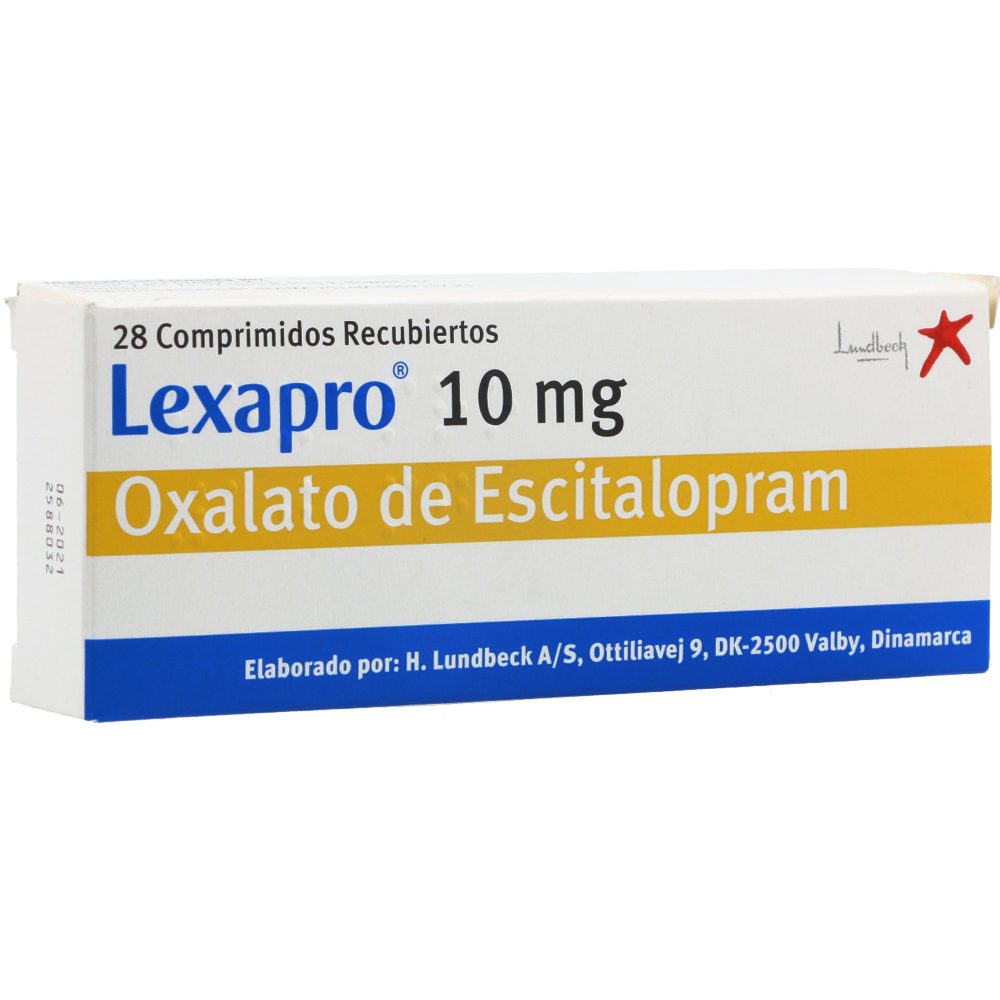 Lexapro Tabletas Recubiertas 10Mg Caja X 28 Los Expertos En Ahorro