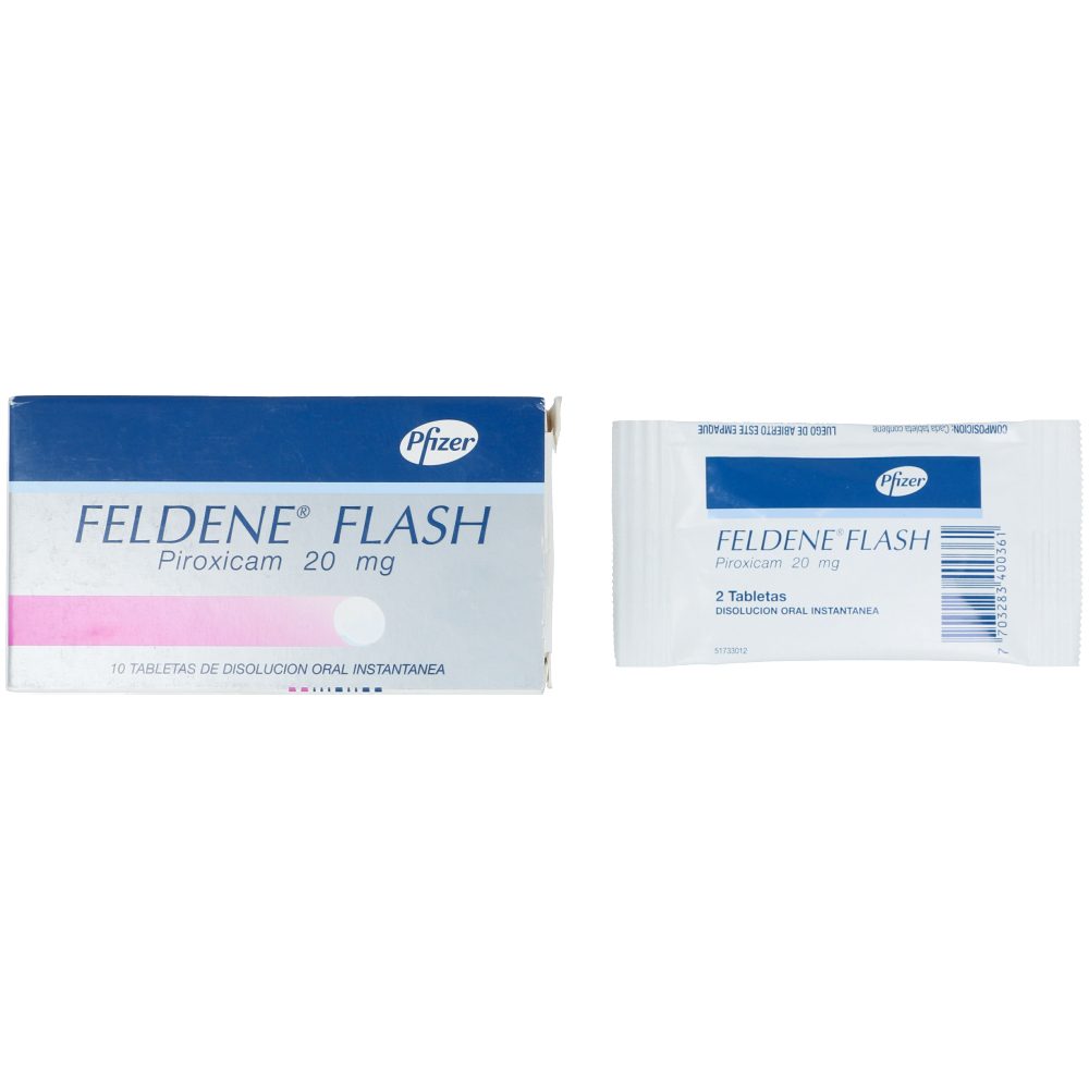 Feldene Flash 20Mg Blister X 2 Tabletas Masticables Los Expertos En