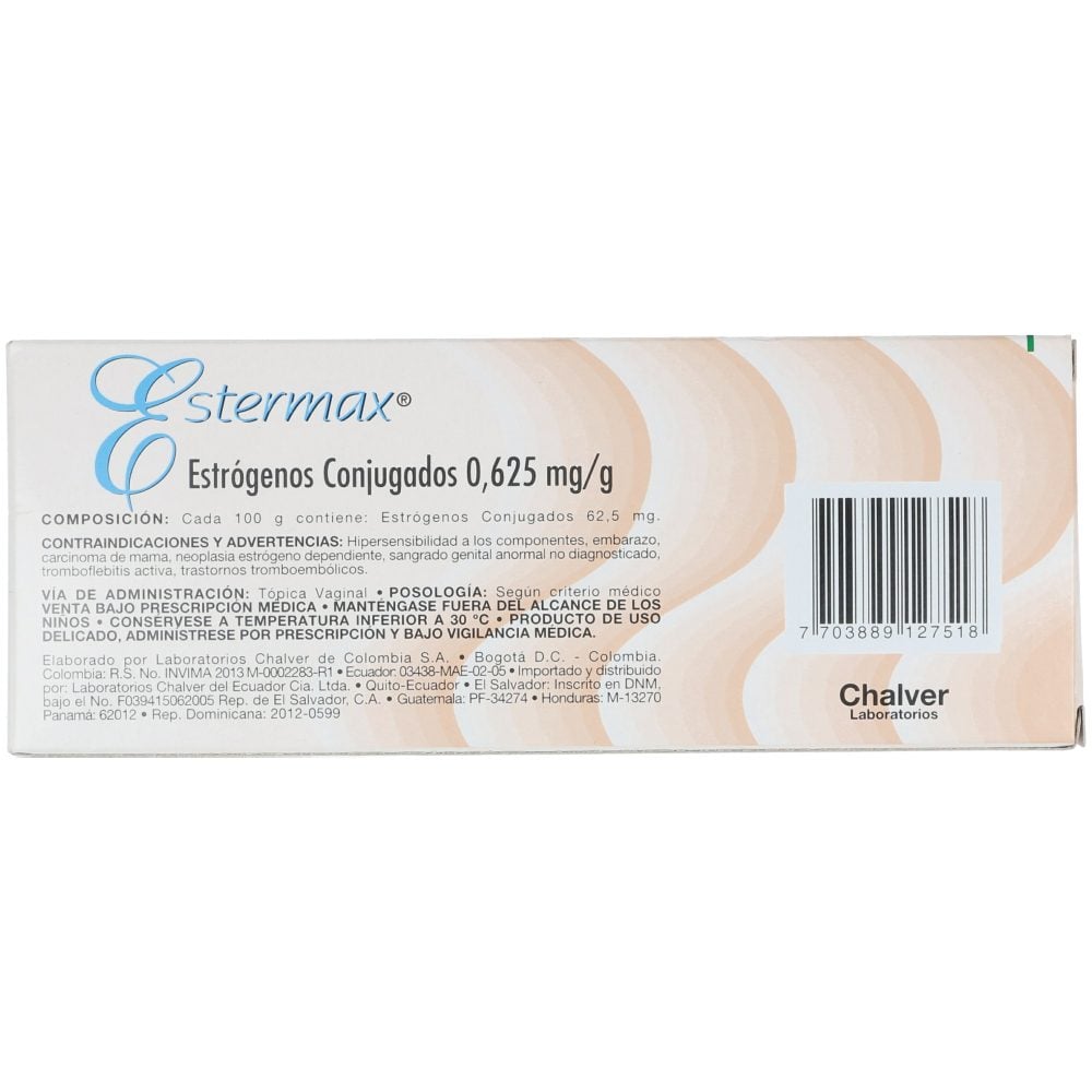 Estermax Crema Vaginal Mg G Tubo X Gr Los Expertos En Ahorro