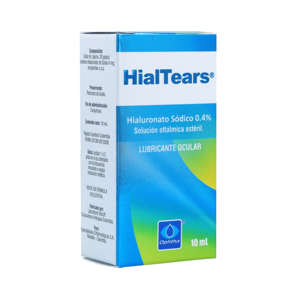 Hialtears Solución Oftalmica Frasco X 10 mL Cruz Verde