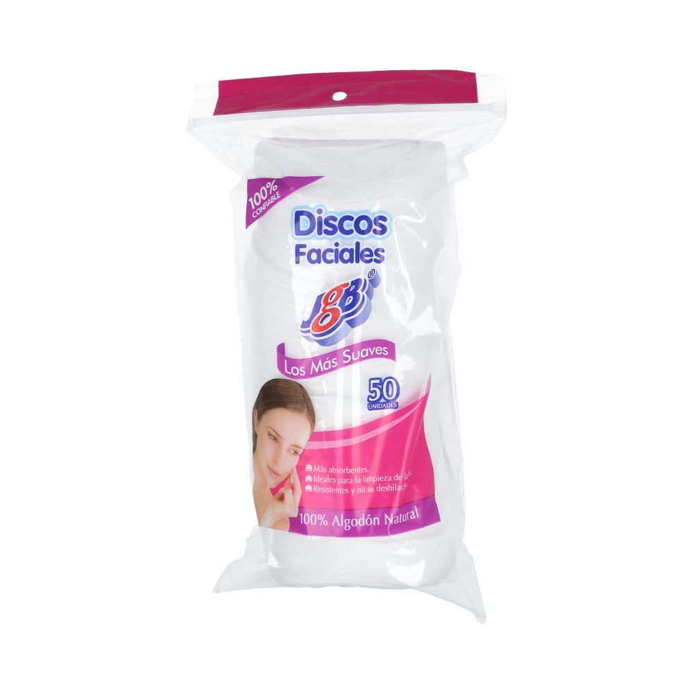 Discos Faciales Algodón JgbX 1 Bolsa X 50 Los expertos en ahorro Cruz