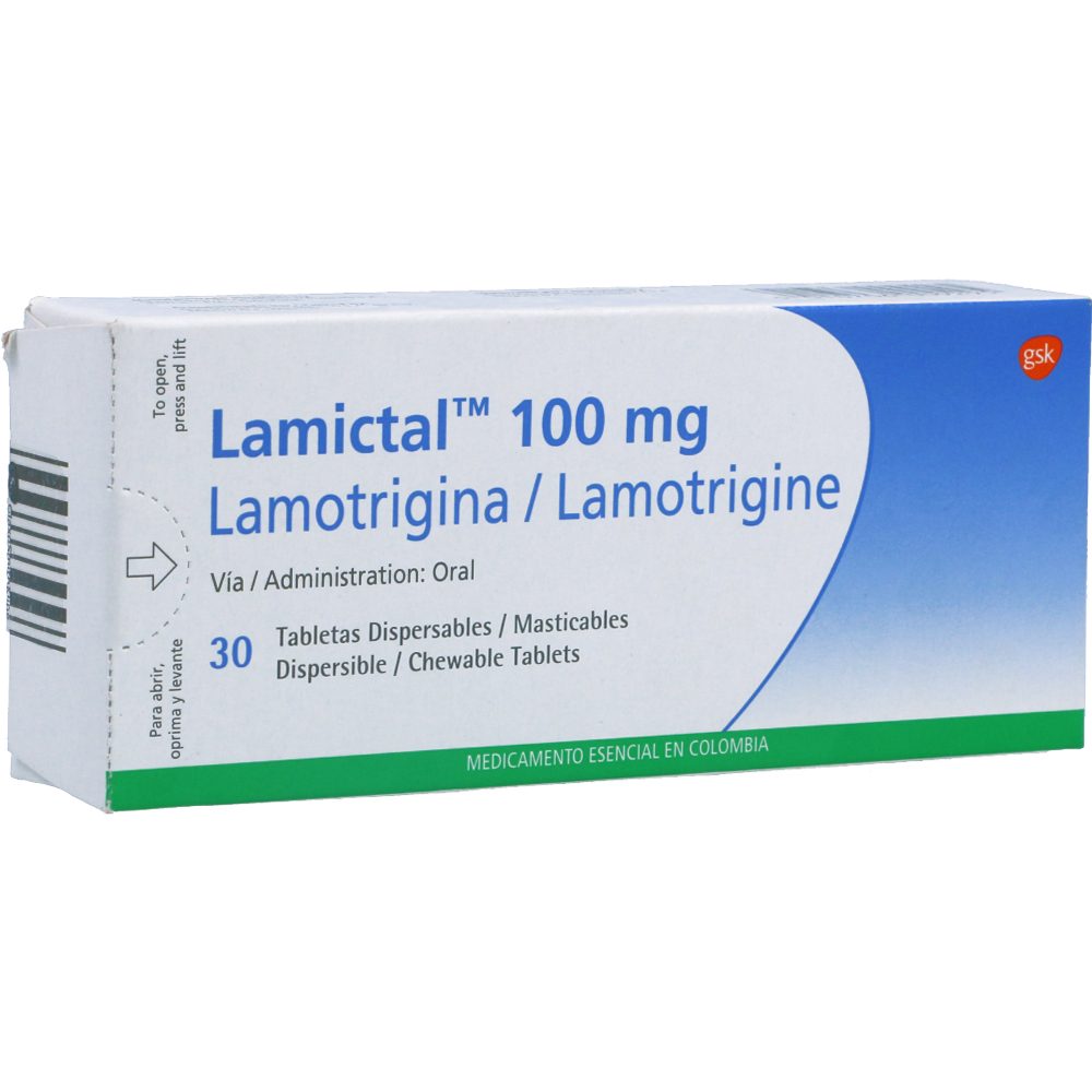 Lamictal Tabletas Dispersable 100Mg Caja X 30 Los Expertos En Ahorro