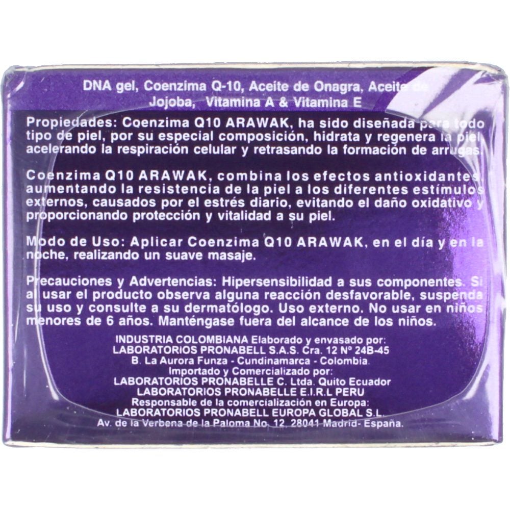 Arawak Gel Reparador Q 10 Caja Con Frasco Con 50 G Los Expertos En