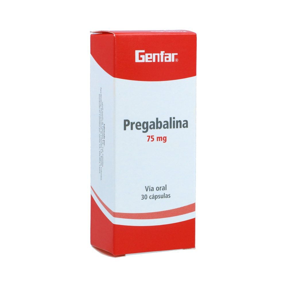 Pregabalina 75Mg Caja X 30 Cápsulas