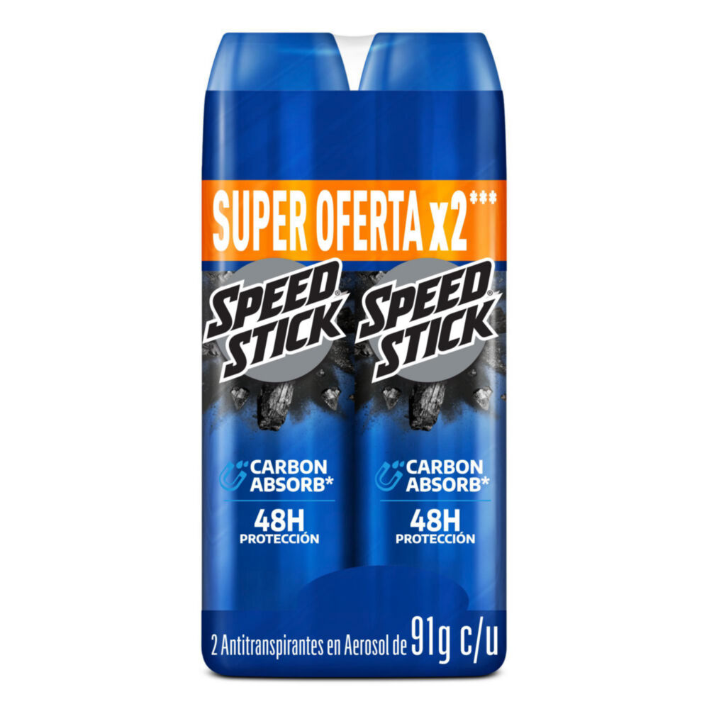 Promo-Desodorante-Speed-Stick-En-Aerosol-Carbon-Absorb-48H-Paquete-X-2-Frasco-X-91Gr-imagen-1