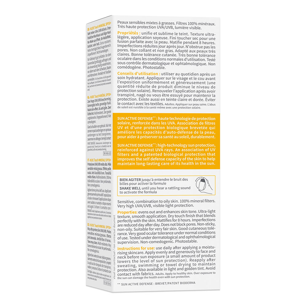 Photoderm-Nude-Touch-Bioderma-Tres-Claire-Very-Light-Spf50+-Frasco-X-40Ml-imagen-3