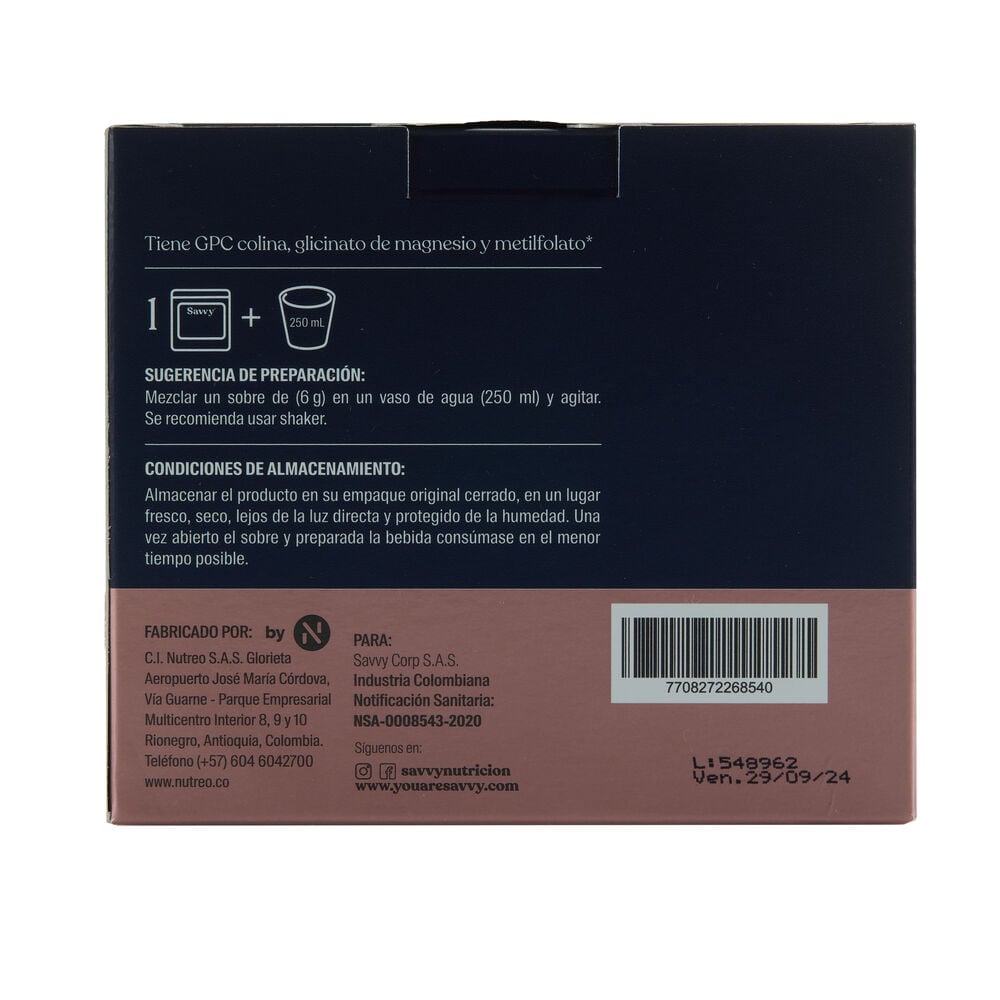 Bebida-En-Polvo-Savvy-Recharge-Renew-Power-Powder-Caja-X-30-Sticks-X-6Gr-Limon-imagen-2