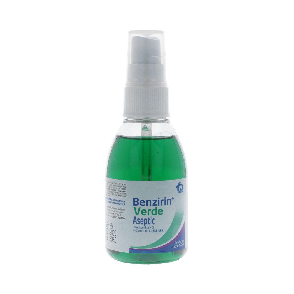 Benzirin-Verde-Aseptic-Solución-Bucal-Spray-(0.15+0.05)Gr-X-120-Ml-imagen