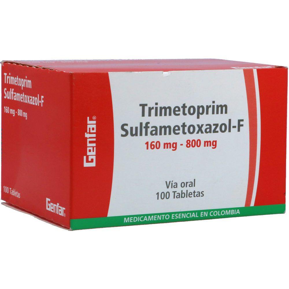 Trimetoprim-Sulfa-F-Genfar-160Mg+800Mg-Blister-X-10-Tabletas-imagen