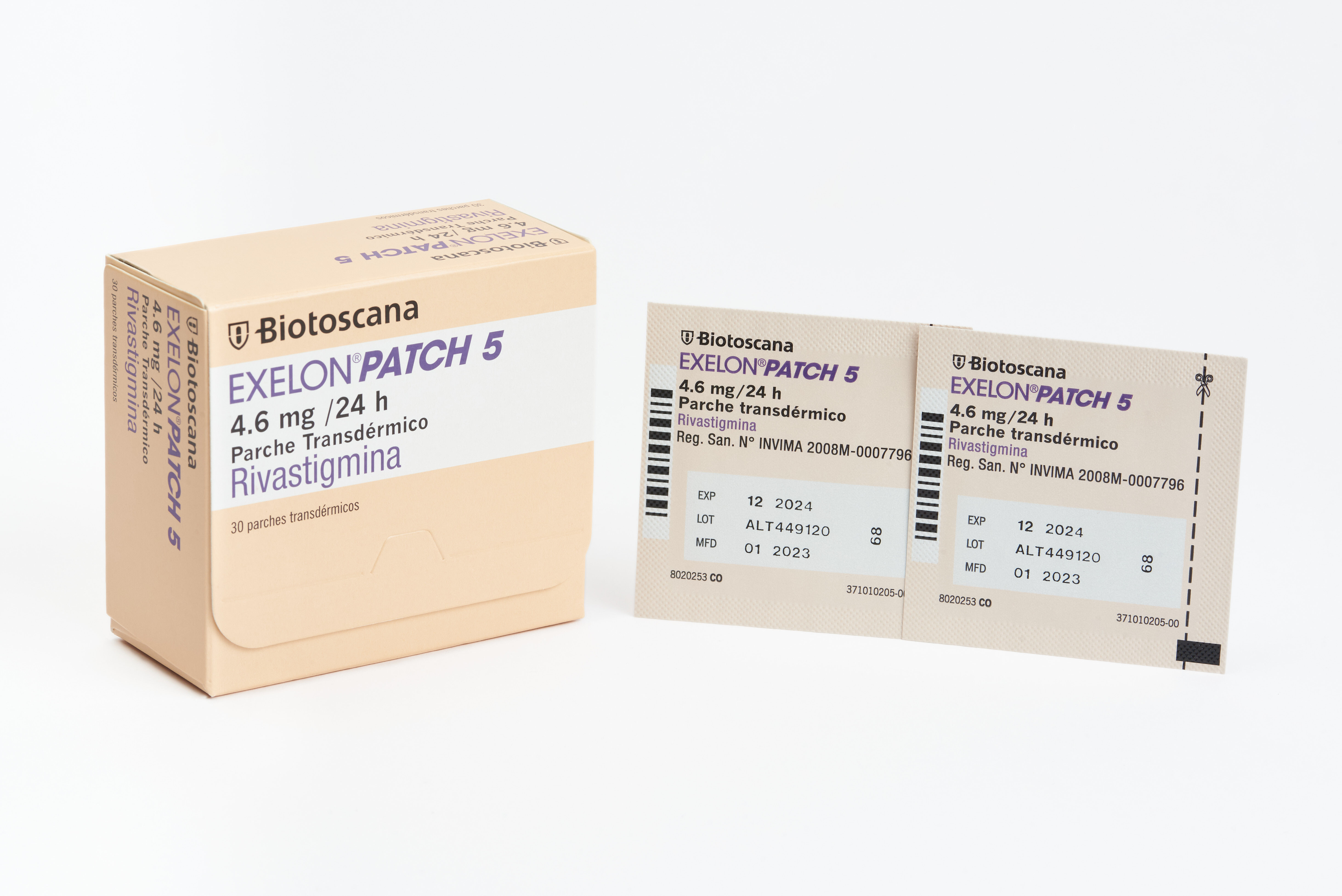 Exelon Patch 46Mg/24H 9Mg Caja X 30 Sistema TransdErmico