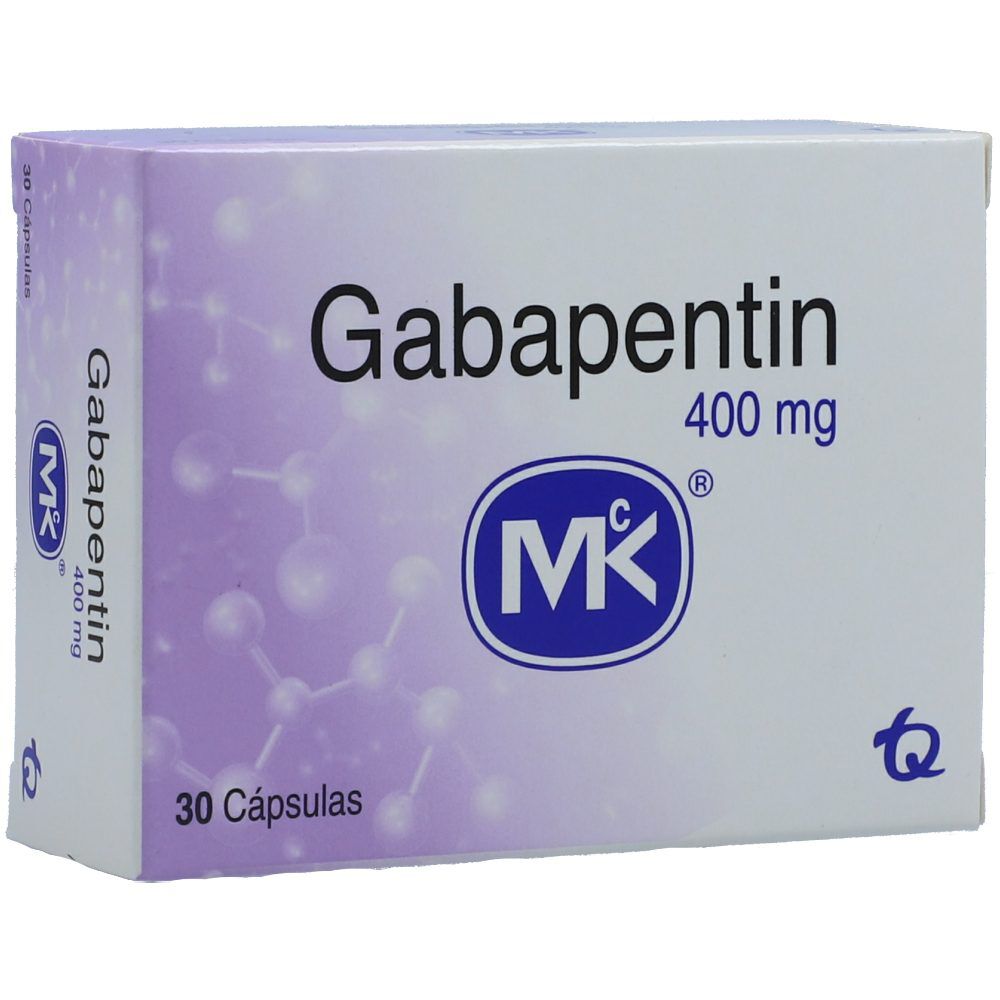 Gabapentin mk 400mg caja x 30 c psulas