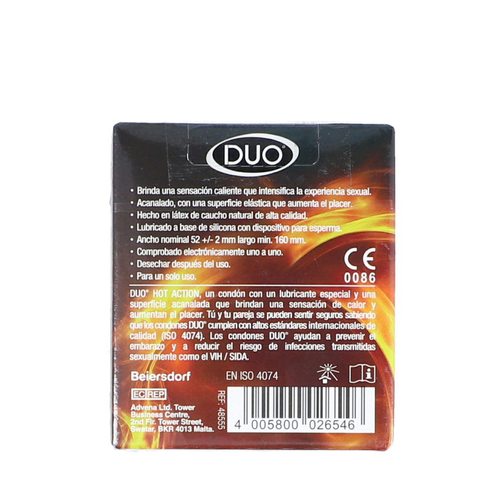 Condón-Hot-Action-Duo-Caja-X-3--imagen-2