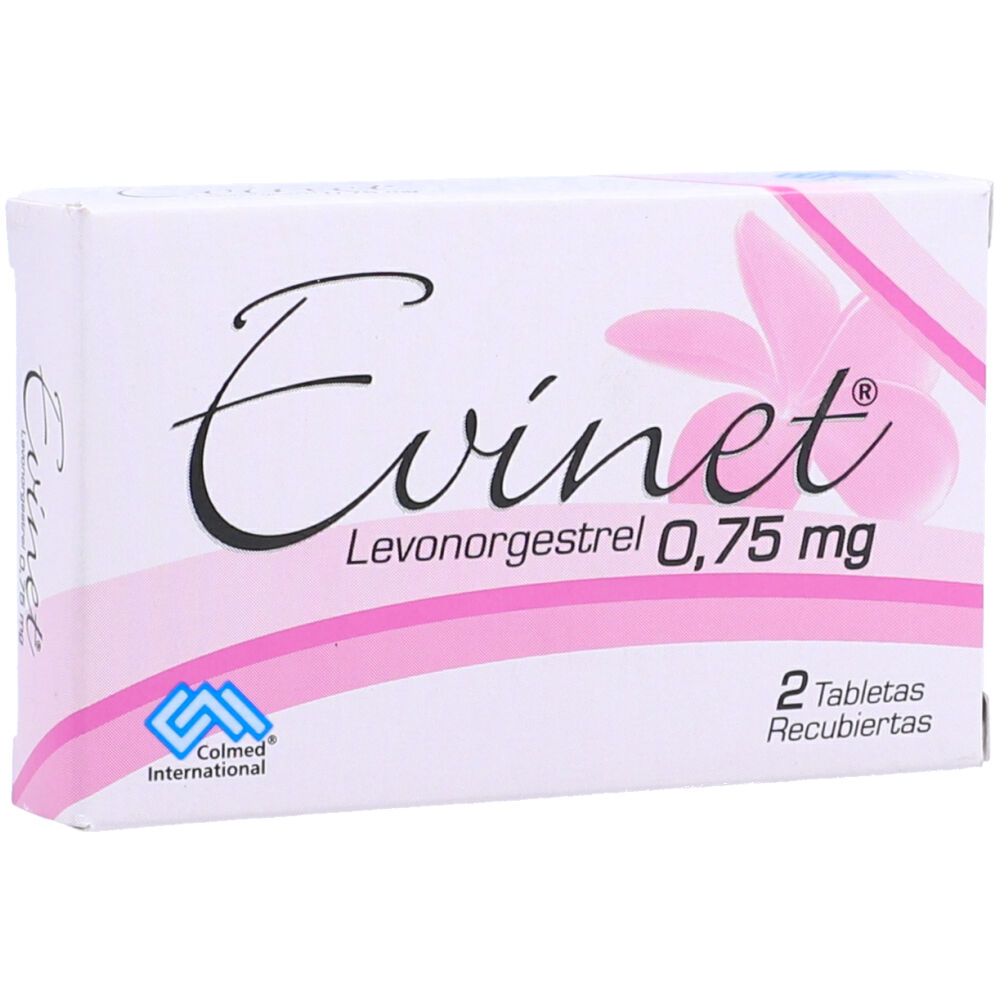 Evinet®-0,75-Mg-Tableta-Recubierta-Caja-X-2-imagen