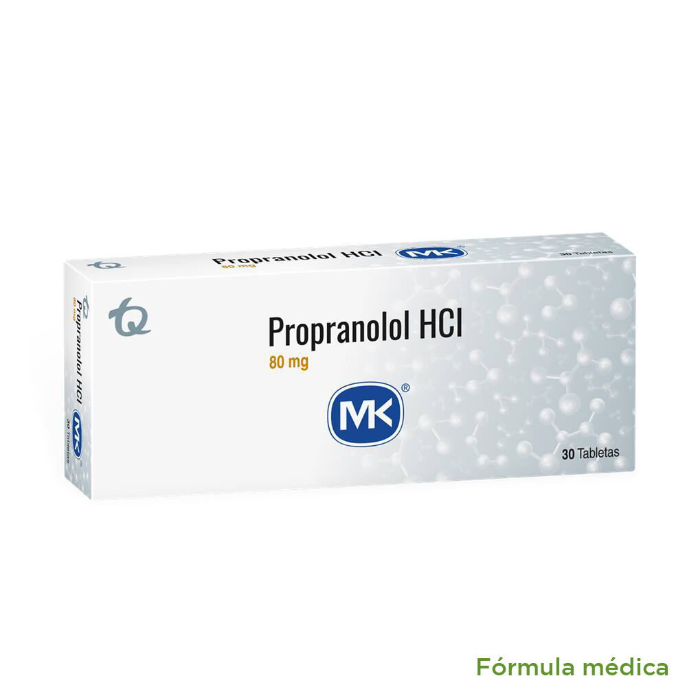 Propranolol 80Mg Tabletas Caja X 30 Mk