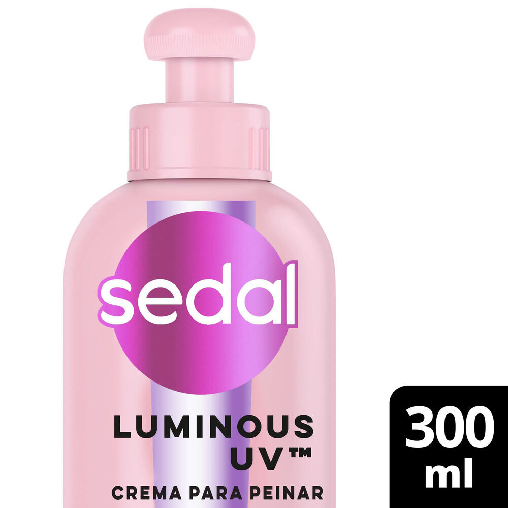 Crema Para Peinar Sedal Luminous Uv Frasco Por 300Ml