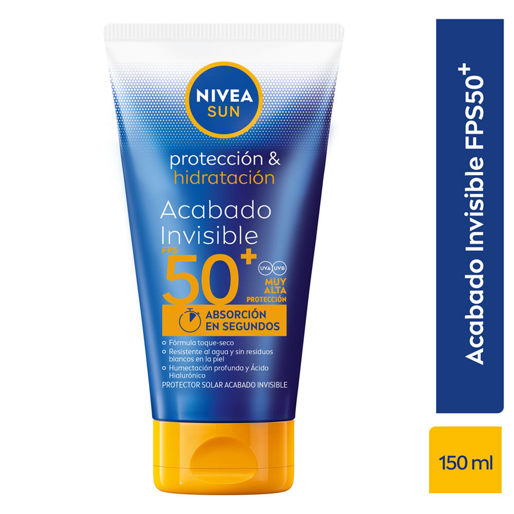 Protector Solar Corporal Nivea Sun Proteccion Hidratacion Fps 50+ Tubo 150Ml