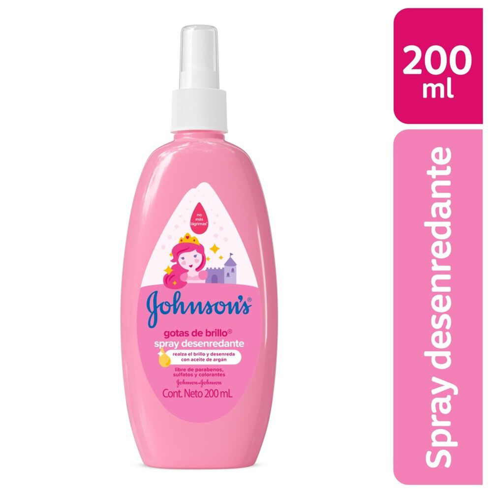 Spray Para Peinar Gotas De Brillo Johnson S Baby Fco X 200 Ml