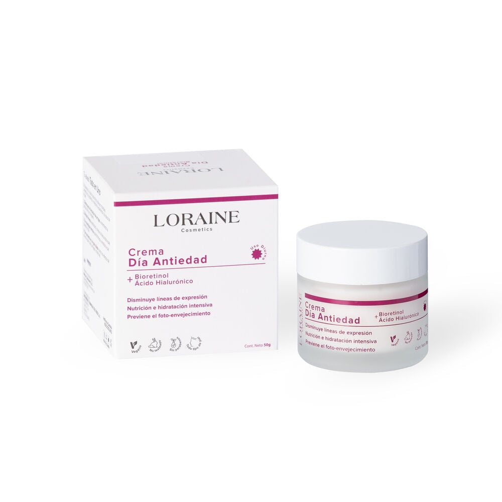 Crema-Dia-Loraine-Cosmetics-Antiedad-Bioretinol-+-Acido-Hialuronico-Pote-por-50Gr-imagen-3