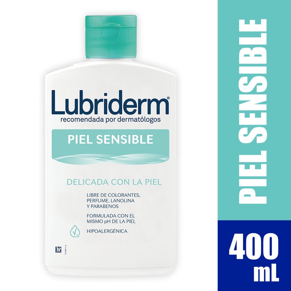 Crema Piel Sensible Lubriderm Frasco X 400Ml