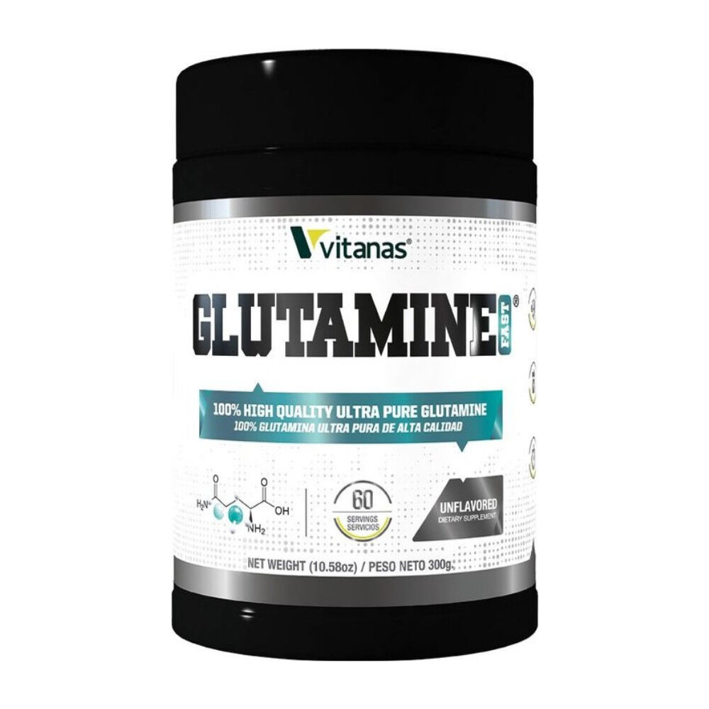 Suplemento Glutamine Fast Ultra Pura De Alta Calidad Tarro  300Gr