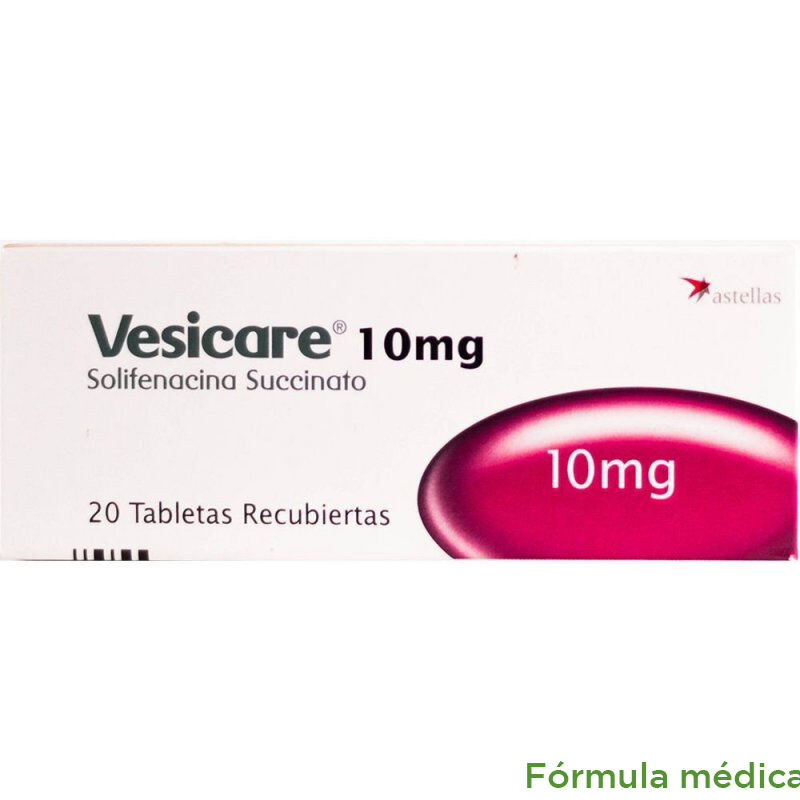 Vesicare 10Mg Tabletas Recubiertas Caja X 20