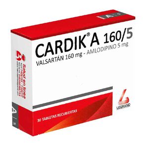 Cardik-A-(5+160)Mg-Tableta-Recubierta-Caja-por-30-imagen