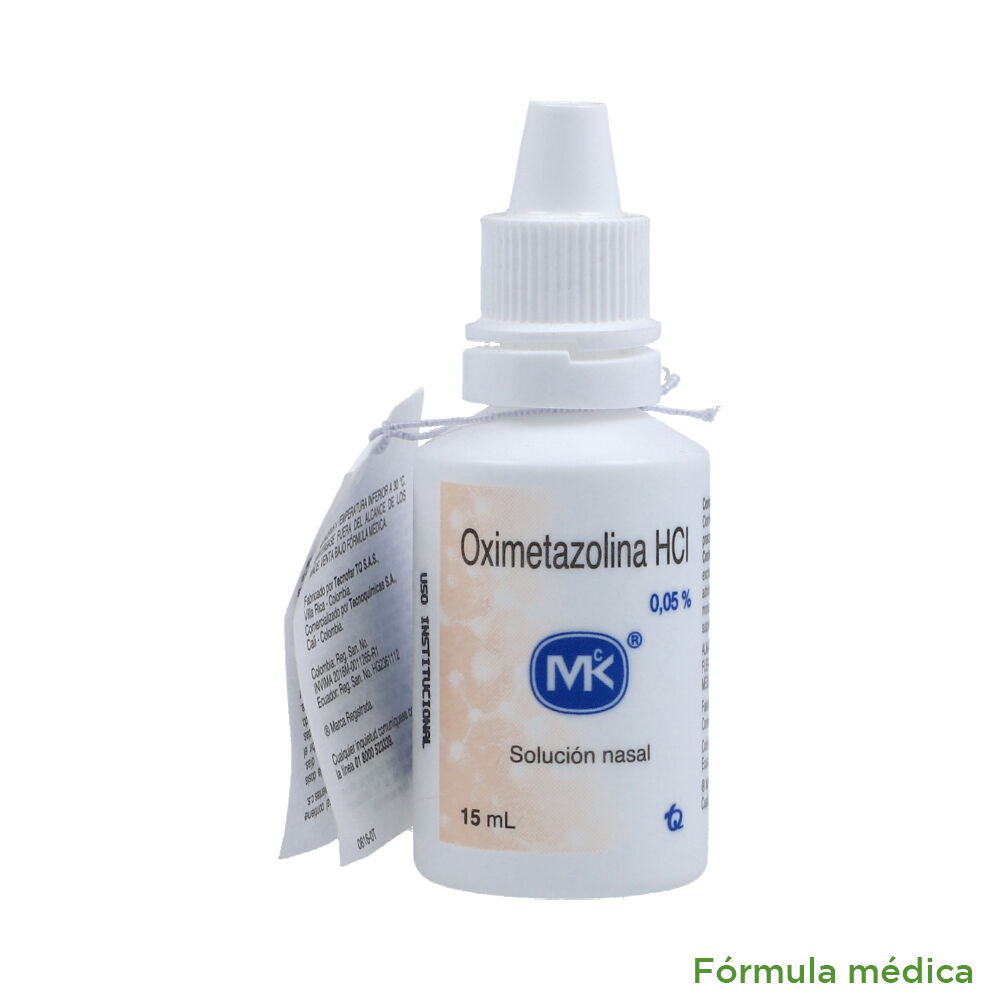 Oximetazolina Hcl 0.05% Solución Nasal Frasco X 15Ml
