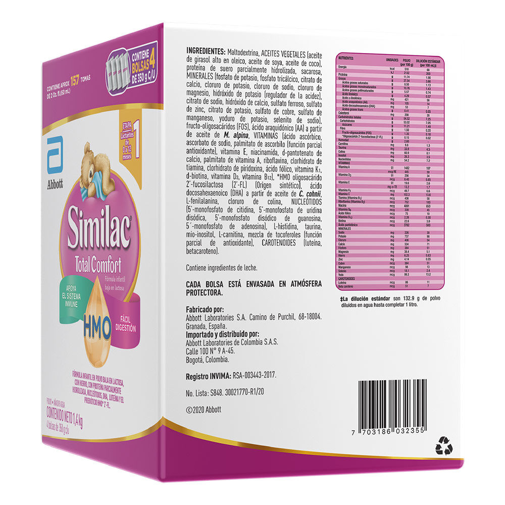 Formula-Infantil-Similac-Total-Comfort-Etapa-1-Polvo-1400-gr-imagen-2