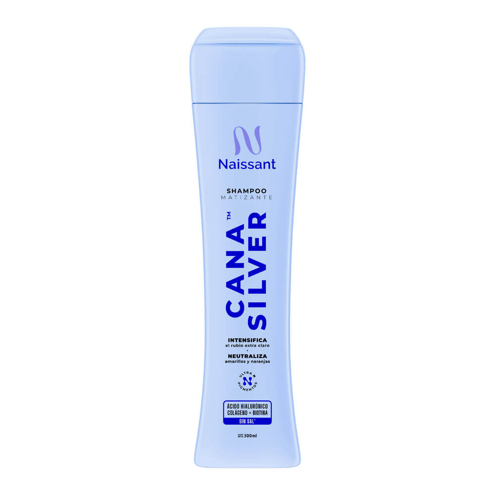 Shampoo Matizante Naissant Cana Silver Intensifica El Rubio Fco X 300Ml