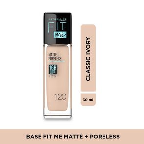 Base-Liquida-Maybelline-120Fit-Me-Matte+Poreless-Fps22-Frasco-por-30Ml-imagen