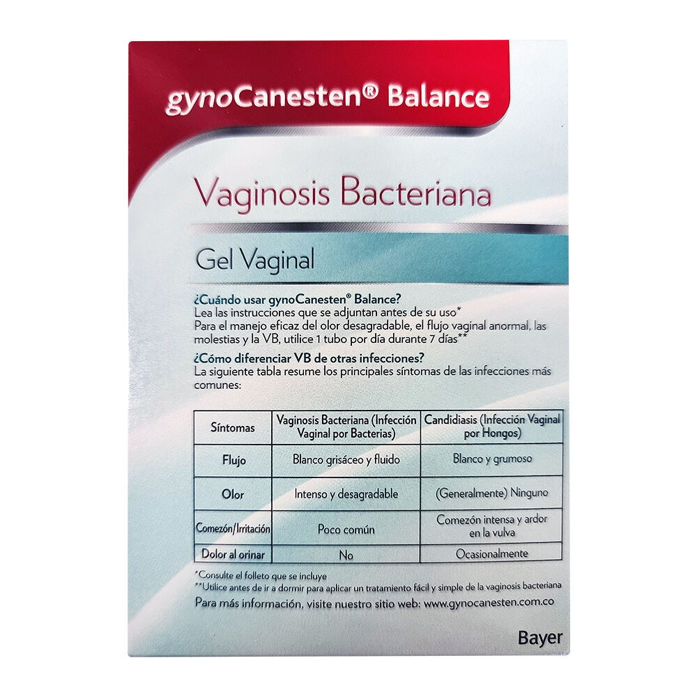 Gel-Vaginal-Con-Acido-Lactico-Y-Glucogeno-Bayer-Balance-Caja-X-7Tubos-X-5Ml-Gynocanesten-imagen-2