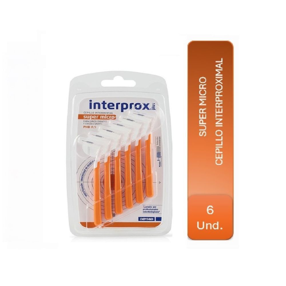 Cepillos Interproximales Interprox Sobre X 6 Color Naranja