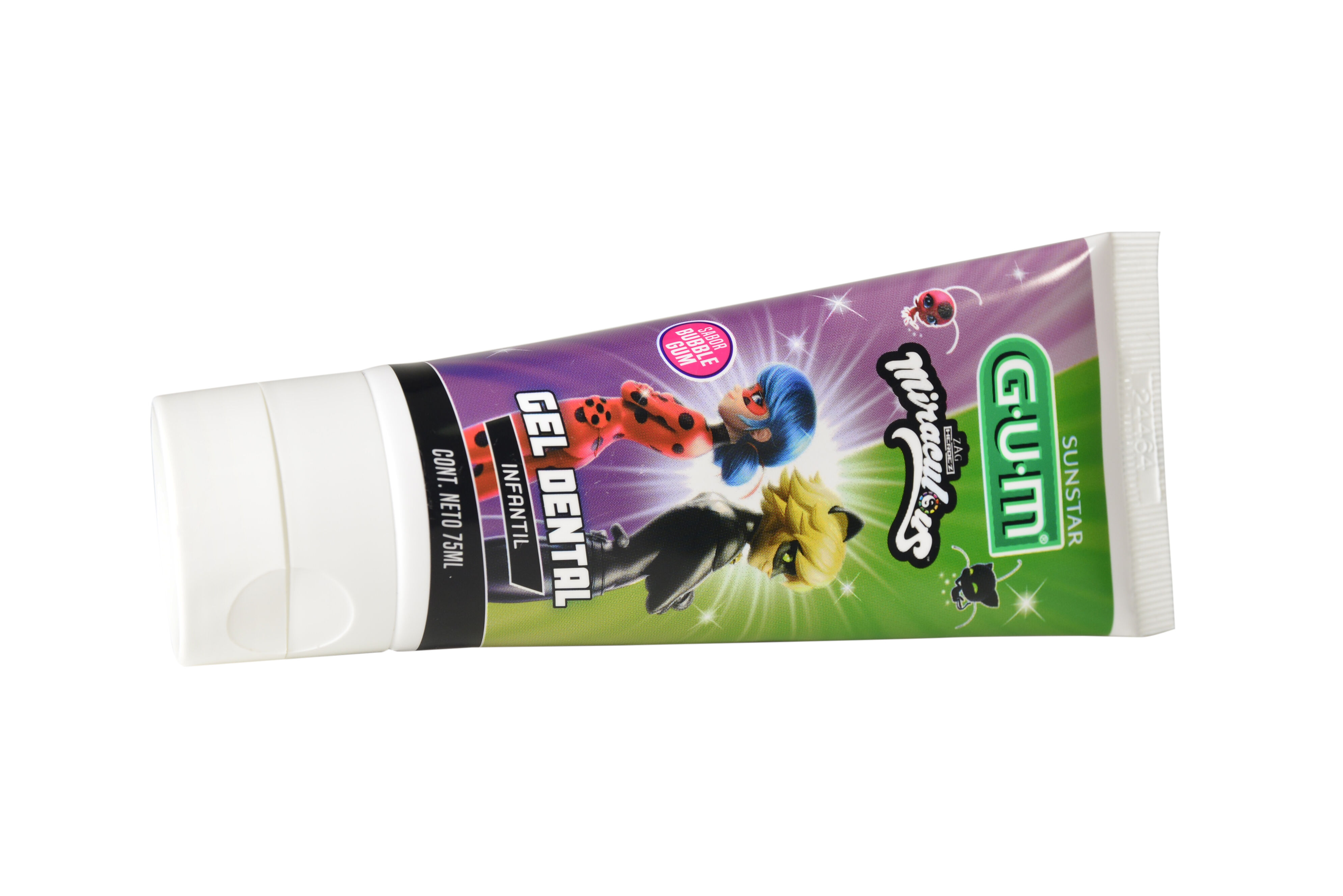 Gel Dental Infantil Gum Ladybug Tubo X 75Ml Bubble Gum