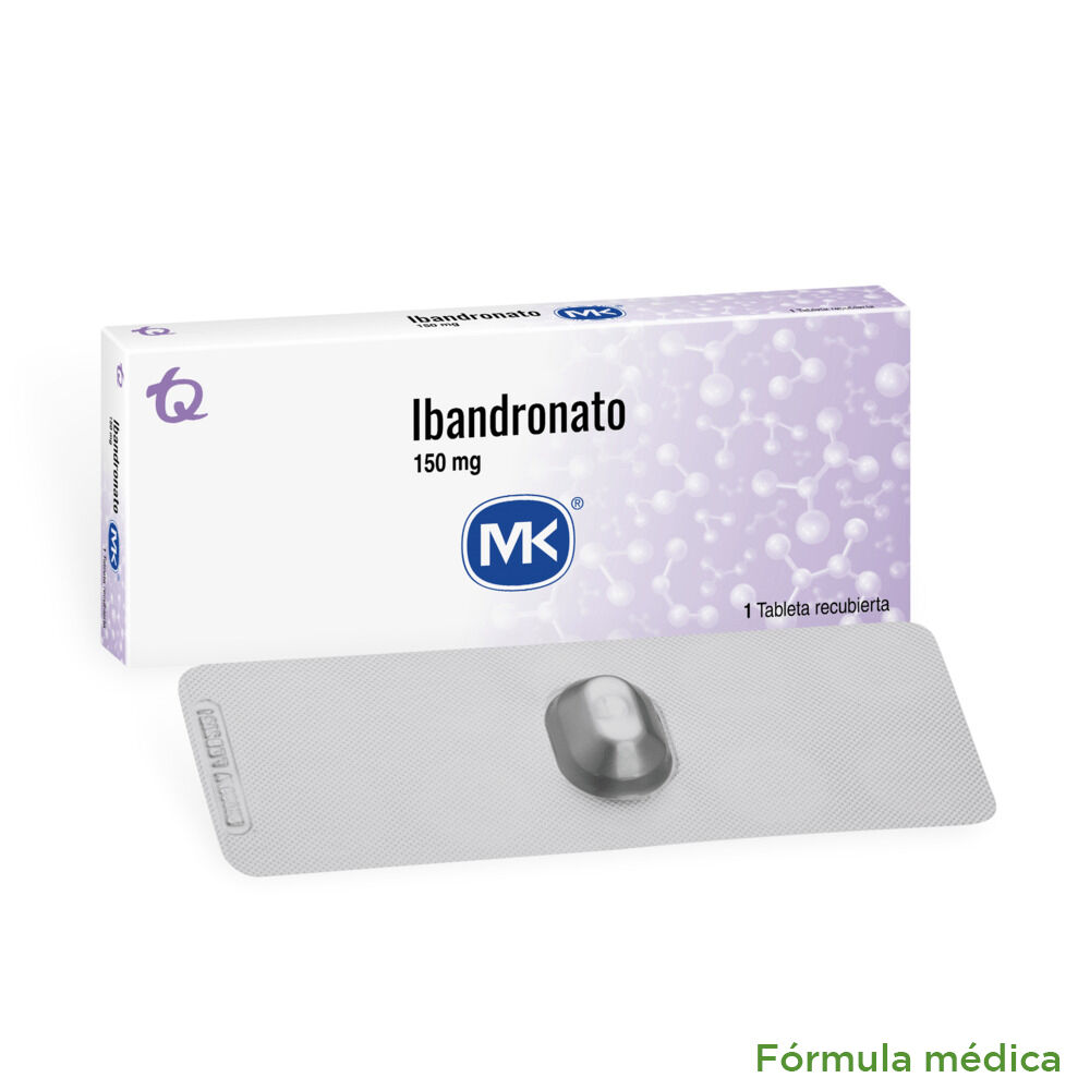 Ibandronato 150Mg Tableta Recubierta Caja X 1 Mk