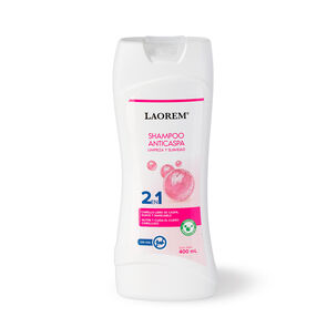 Shampoo-Anticaspa-Laorem-Limpieza-Y-Suavidad-2-En-1-Fco-400Ml-imagen