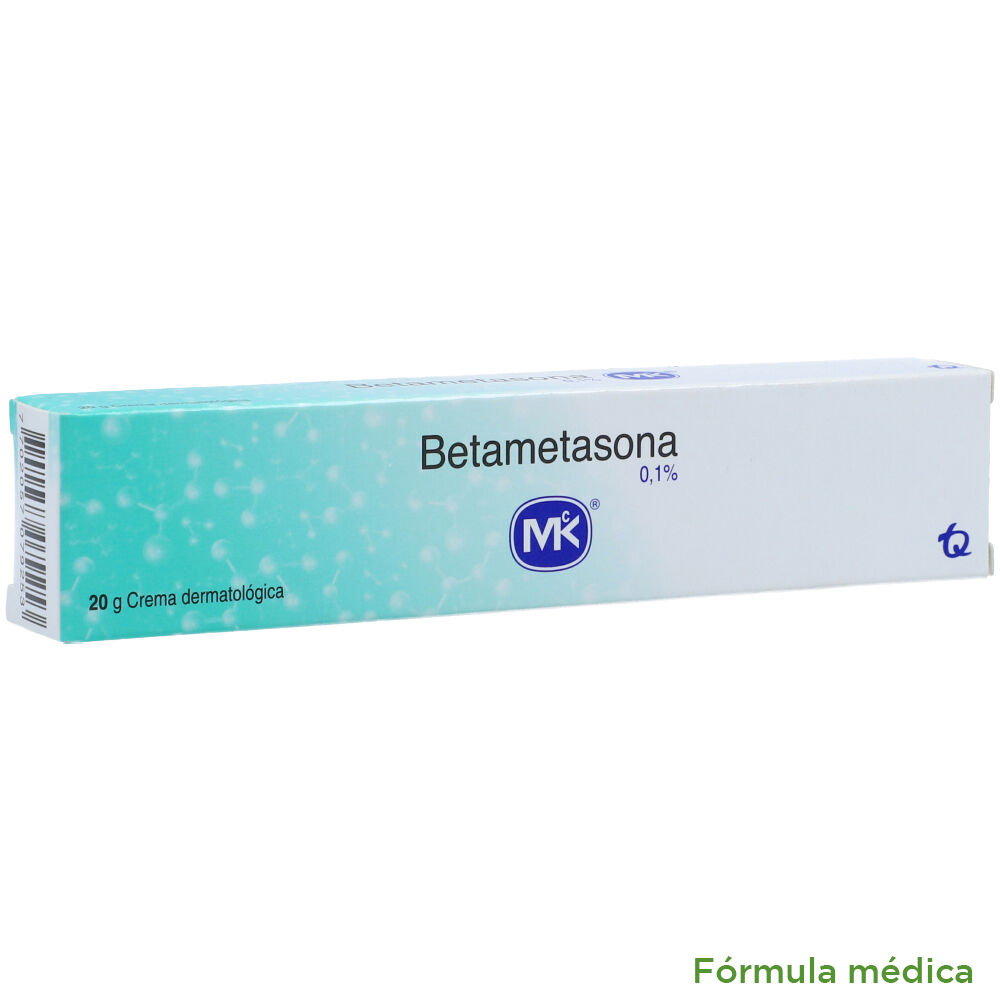 Betametasona 0.1% Crema Tópica Tubo X 20G