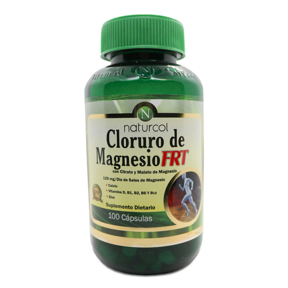 Cloruro De Magnesio Frt Naturcol Cápsulas Frasco X 100