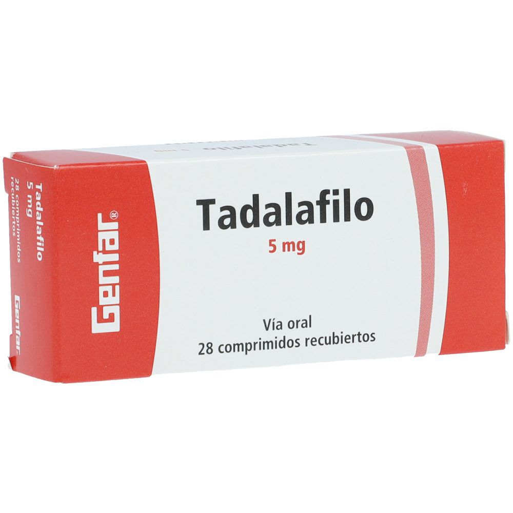 Genfar Tadalafilo 5Mg Caja X 28 Comprimidos Recubiertos