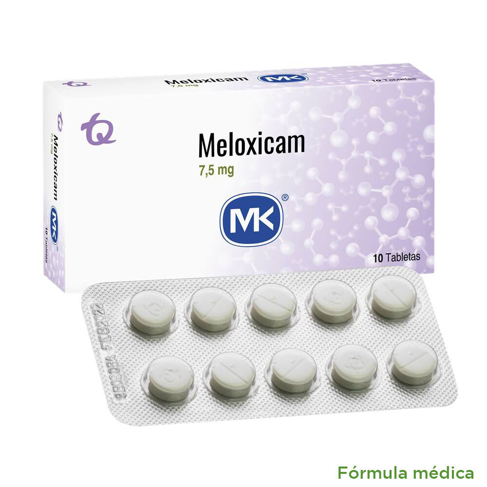 Meloxicam Mk 7.5Mg Caja X 10 Tabletas