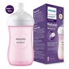 Tetero-Philips-Avent-Natural-Response-1M+-Frasco-por-9Onz-Rosa-imagen