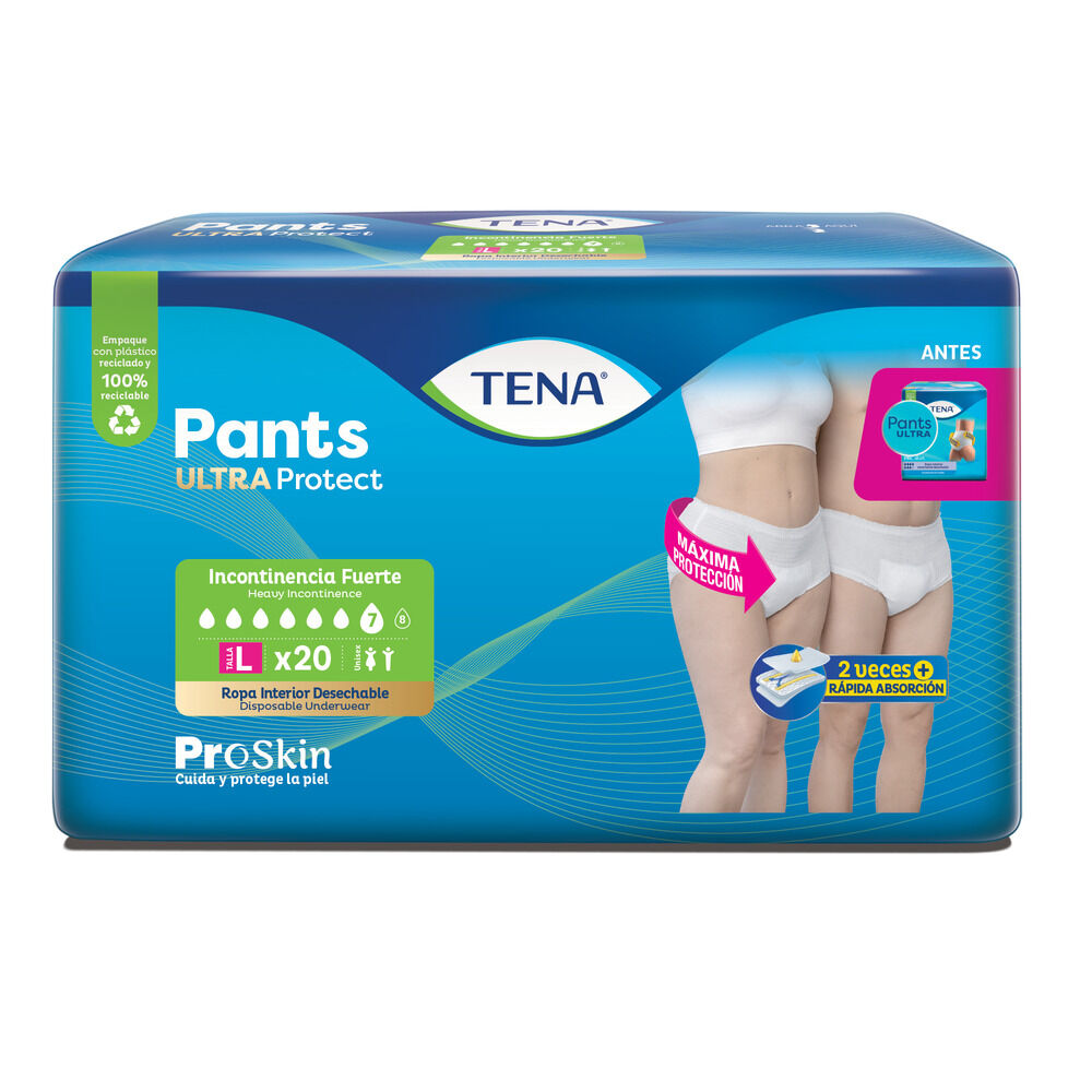 Pants Ultra Tena Paquete X 20 Large (L)