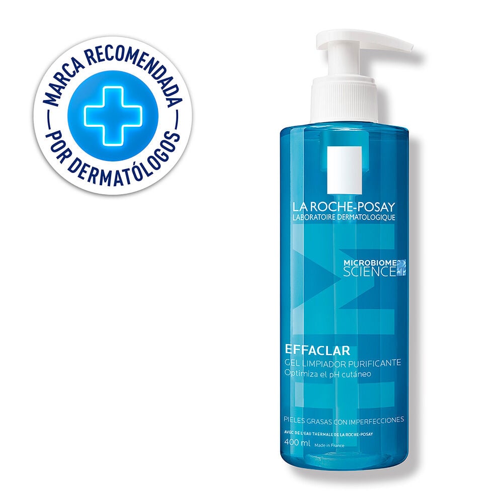 Gel-Limpiador-Facial-Piel-Grasa-y-sensible-La-Roche-Posay-Effaclar-Gel-400-mL-imagen-1