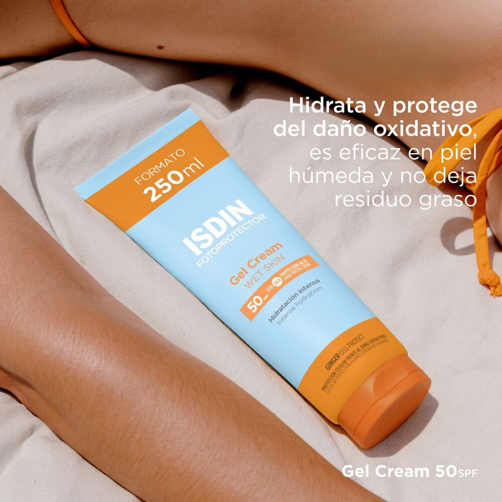 Isdin-Fotoprotector-Gel-Cream-Spf-50-Jengibre-Tubo-X-250Ml-imagen-2