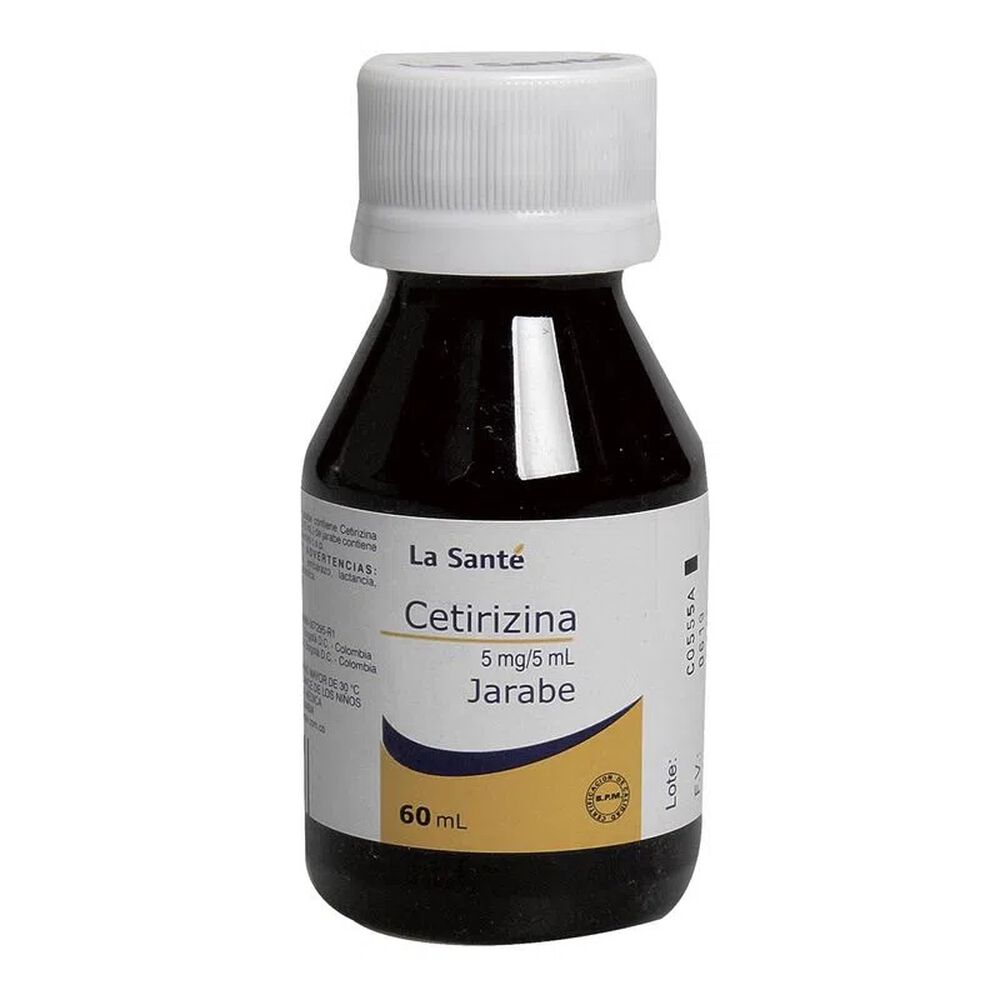 Cetirizina-5Mg/5Ml(0.1%)-Jarabe-Frasco-X-60Ml-La-Sante-imagen