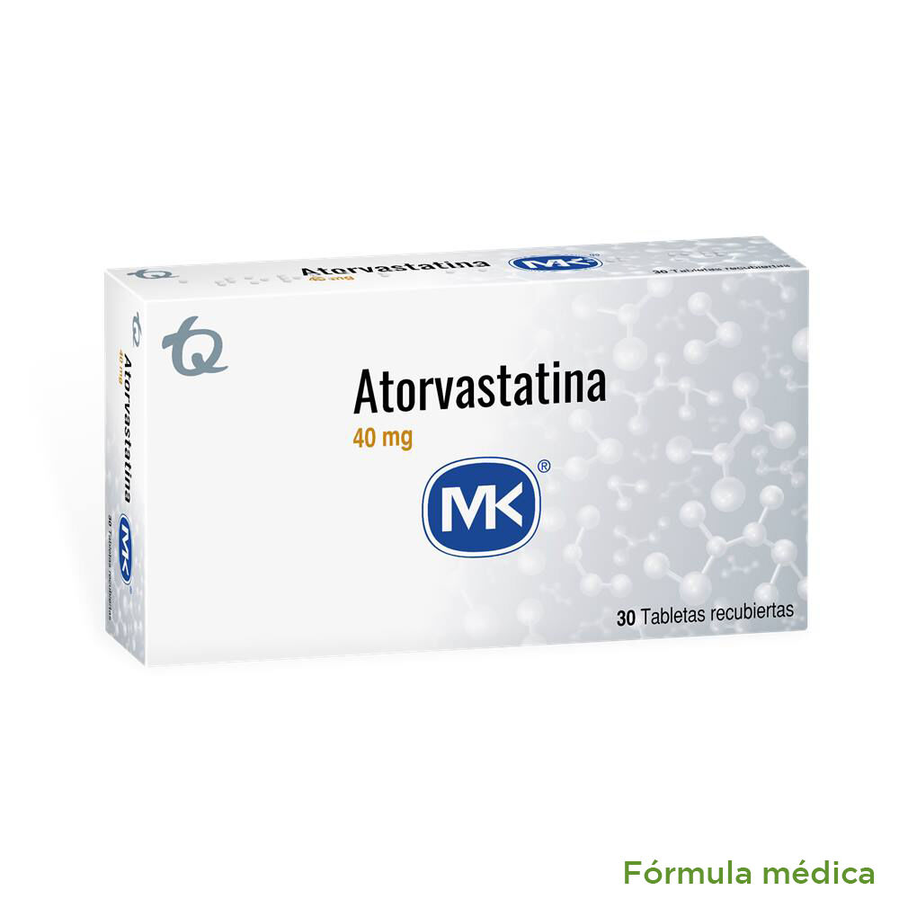 Atorvastatina Mk 40Mg Caja X 30 Tabletas Recubiertas