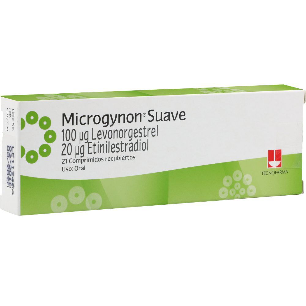 Microgynon Suave Caja X 21 Tabletas Recubiertas