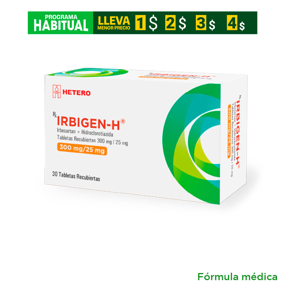 Irbigen-H-(25+300)Mg-Tabletas-Recubiertas-Caja-X-30-imagen