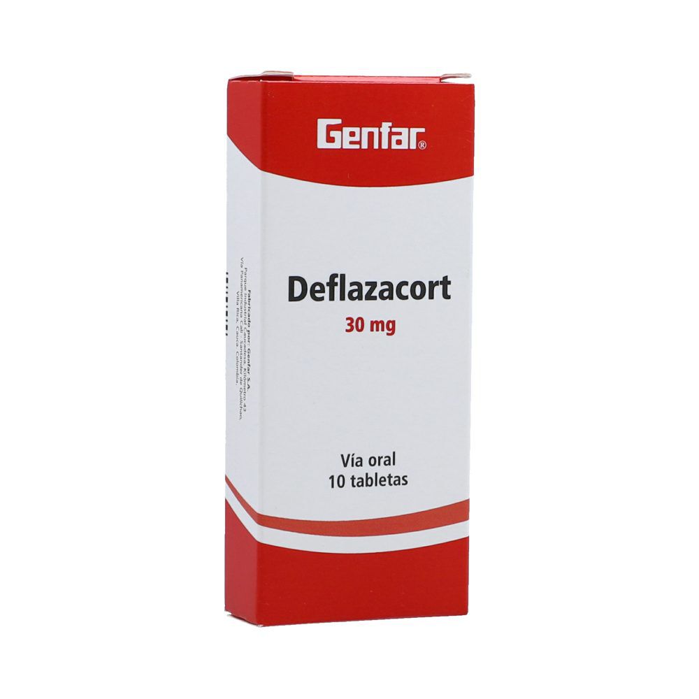 Deflazacort Tabletas 30Mg Caja X 10