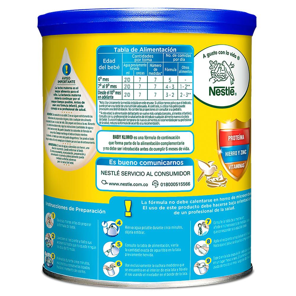 Formula-Lactea-Etapa-2-Polvo-Baby-Klim-Tarro-X-800Gr-imagen-2