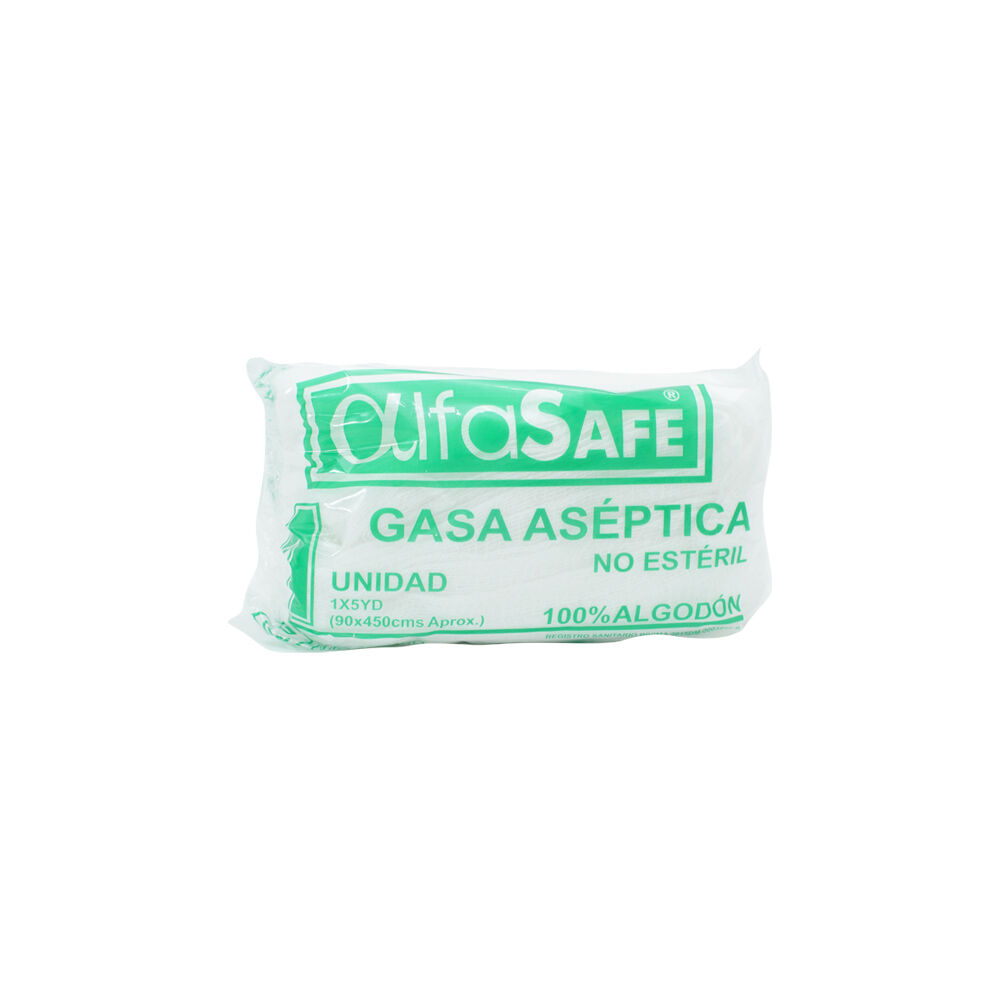 Gasa-Aseptica-No-Esteril-Caja-X-1-Unidad-Alfasafe-1X5-Yd-(90Cm-X-450Cm-Aprox)-imagen-2